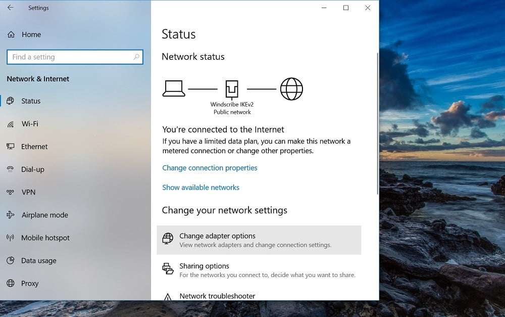 how to use vpn on ps4 network connections change adapter options
